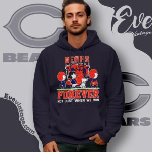 Snoopy Bears Forever Not Just When We Win Shirt