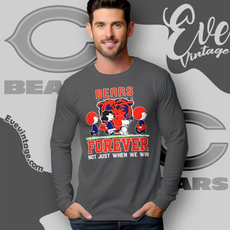 Snoopy Bears Forever Not Just When We Win Shirt Long Sleeve Tee Snoopy Bears Forever Not Just When We Win Shirt Long Sleeve Tee