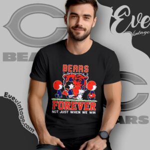Snoopy Bears Forever Not Just When We Win Shirt T shirt