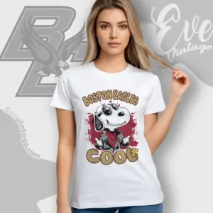 Snoopy Boston College Eagles Cool Women T shirt