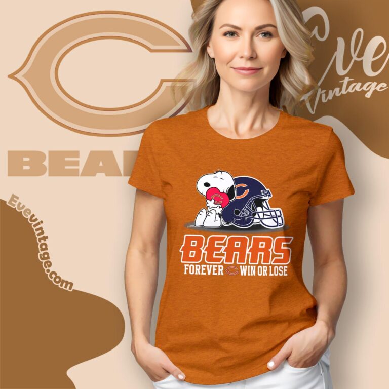 Snoopy Chicago Bears Forever Win Or Lose Shirt Women T shirt Snoopy Chicago Bears Forever Win Or Lose Shirt Women T shirt