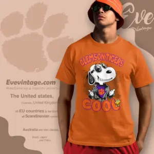 Snoopy Clemson Tigers Cool T shirt
