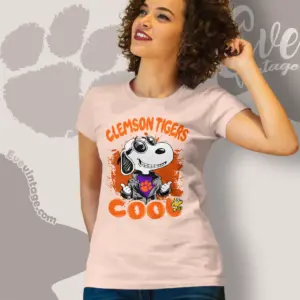 Snoopy Clemson Tigers Cool Women T shirt