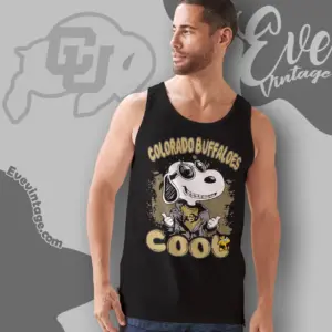 Snoopy Colorado Buffaloes Cool Tank Top Racerback