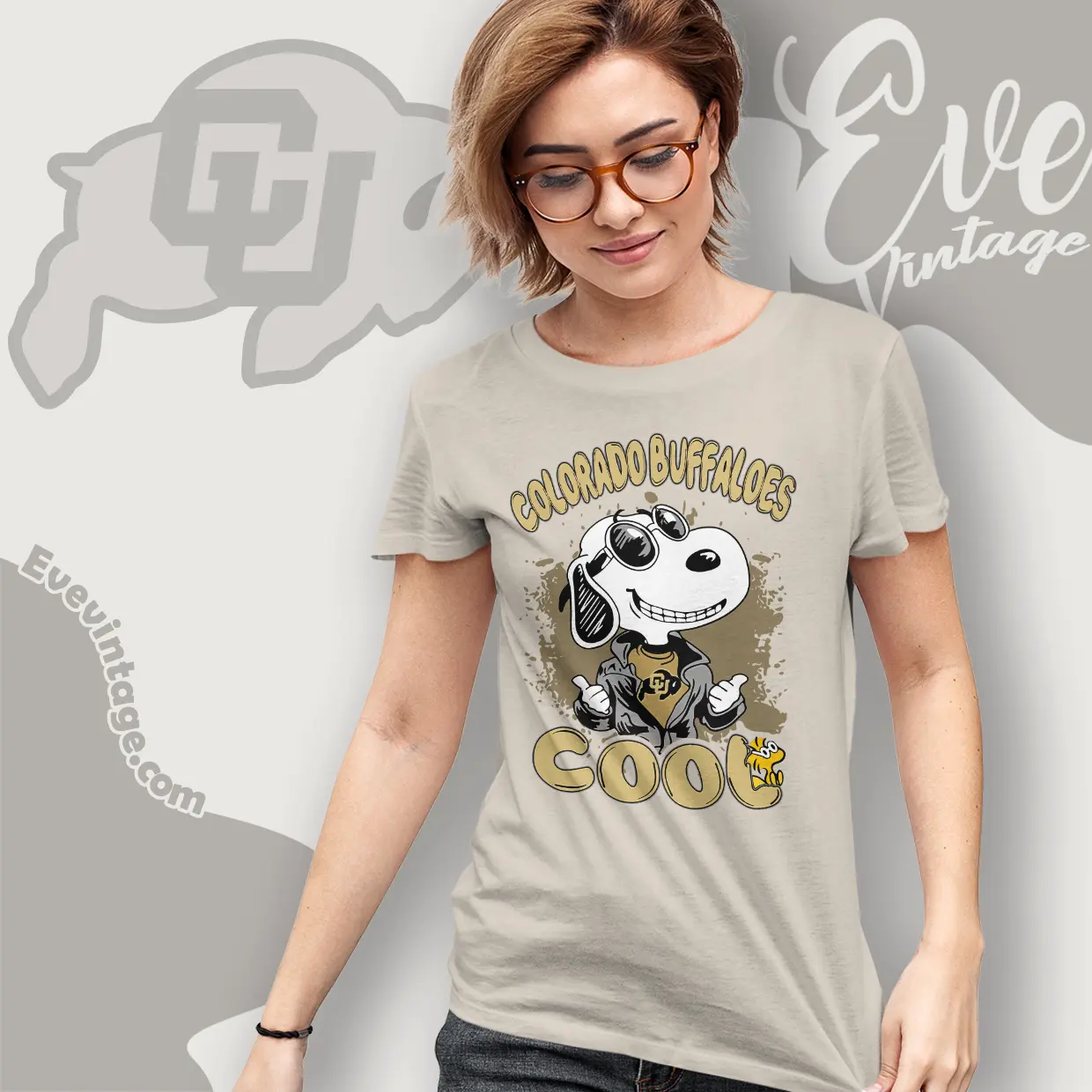 Snoopy Colorado Buffaloes Cool Women T shirt Snoopy Colorado Buffaloes Cool Women T shirt