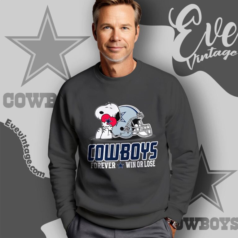 Snoopy Dallas Cowboys Forever Win Or Lose Shirt Sweatshirt Snoopy Dallas Cowboys Forever Win Or Lose Shirt Sweatshirt
