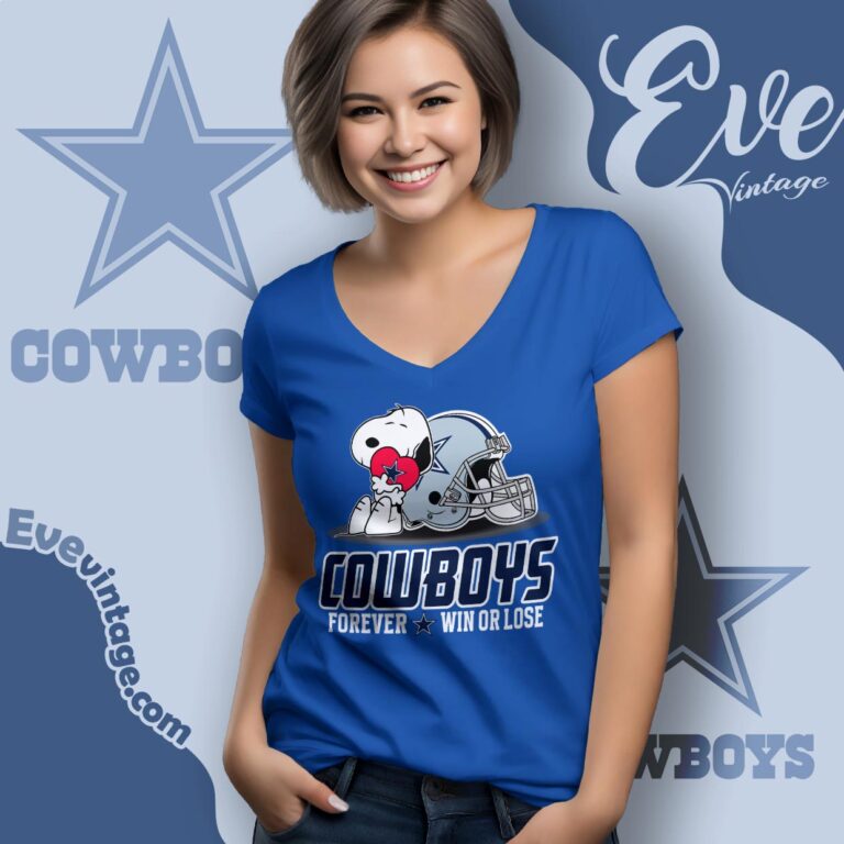 Snoopy Dallas Cowboys Forever Win Or Lose Shirt V Neck TShirt Snoopy Dallas Cowboys Forever Win Or Lose Shirt V Neck TShirt