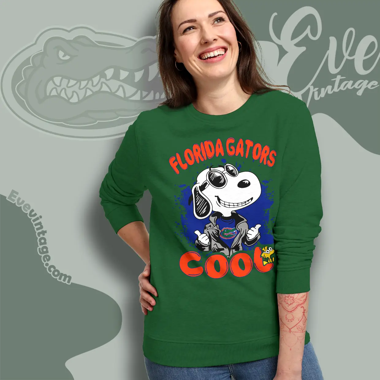 Snoopy Florida Gators Cool Sweatshirt Snoopy Florida Gators Cool Sweatshirt