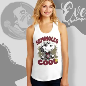 Snoopy Florida State Seminoles Cool Tank Top Racerback