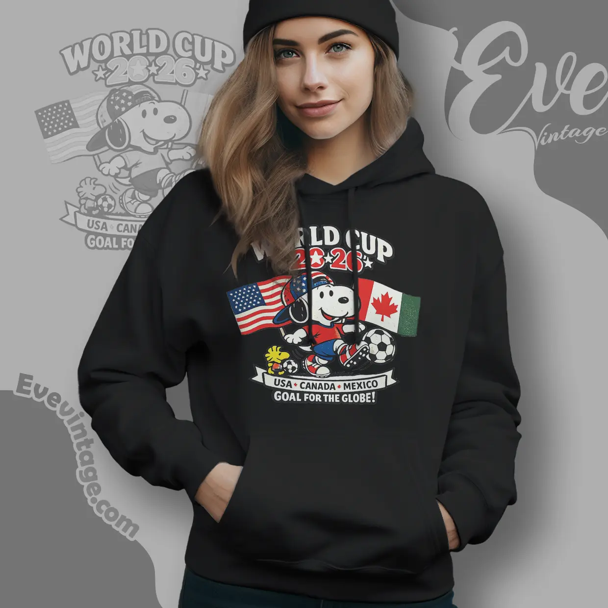 Snoopy Football Goal For The Globe World Cup Hoodie Snoopy Football Goal For The Globe World Cup Hoodie
