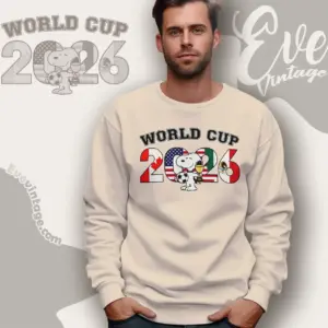 Snoopy Football World Cup 2026 Trophy Sweatshirt