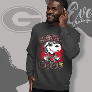 Snoopy Georgia Bulldogs Cool Sweatshirt