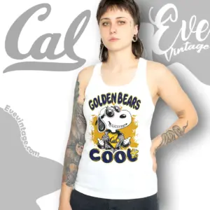 Snoopy Golden Bears Cool Tank Top Racerback