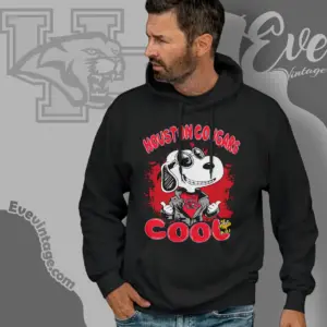 Snoopy Houston Cougars Cool Hoodie