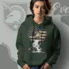 Snoopy Hugs Army Black Knights Heart Shirt Hoodie