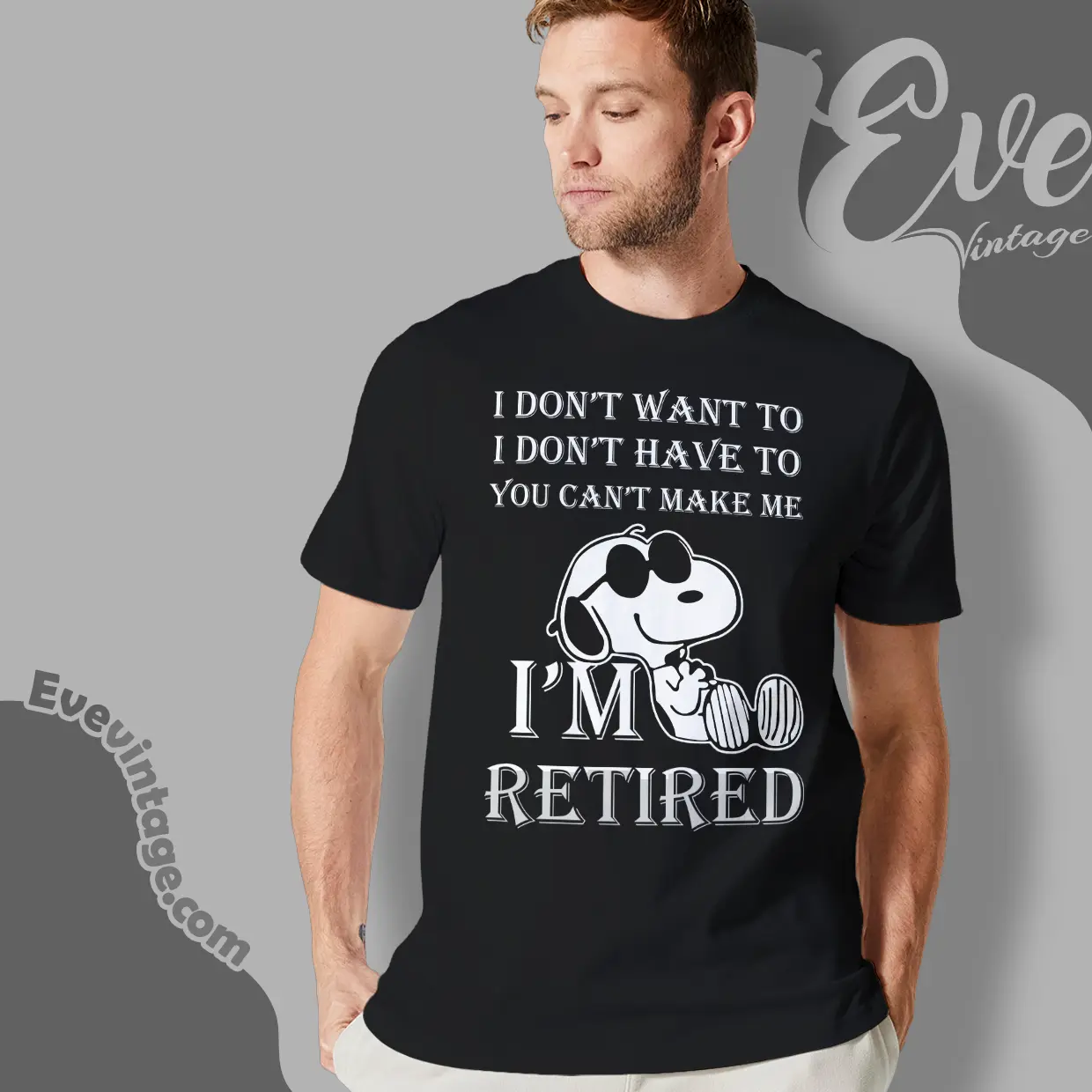 Snoopy Im Retired T shirt Snoopy Im Retired T shirt
