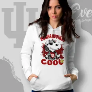 Snoopy Indiana Hoosiers Cool Hoodie