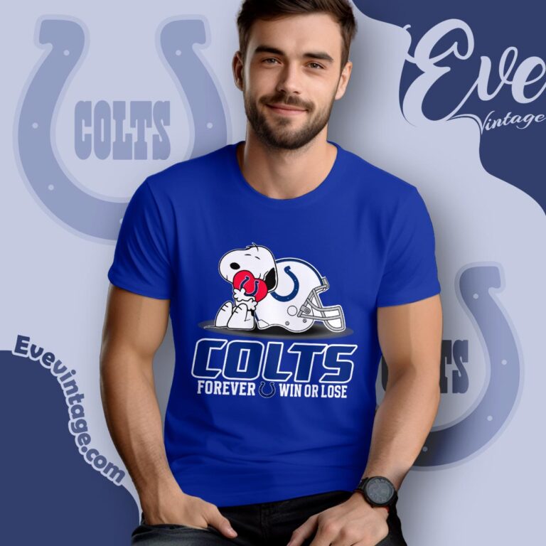 Snoopy Indianapolis Colts Forever Win Or Lose Shirt T shirt Snoopy Indianapolis Colts Forever Win Or Lose Shirt T shirt