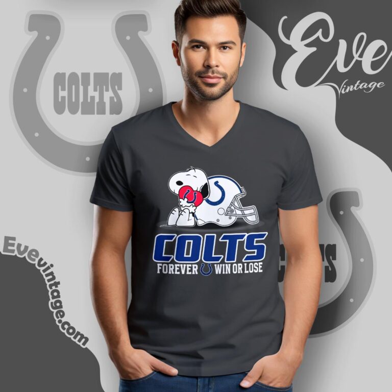 Snoopy Indianapolis Colts Forever Win Or Lose Shirt V Neck TShirt Snoopy Indianapolis Colts Forever Win Or Lose Shirt V Neck TShirt