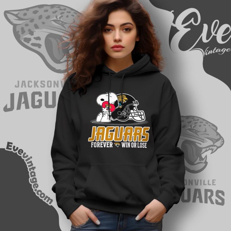 Snoopy Jacksonville Jaguars Forever Win Or Lose Shirt Hoodie Snoopy Jacksonville Jaguars Forever Win Or Lose Shirt Hoodie