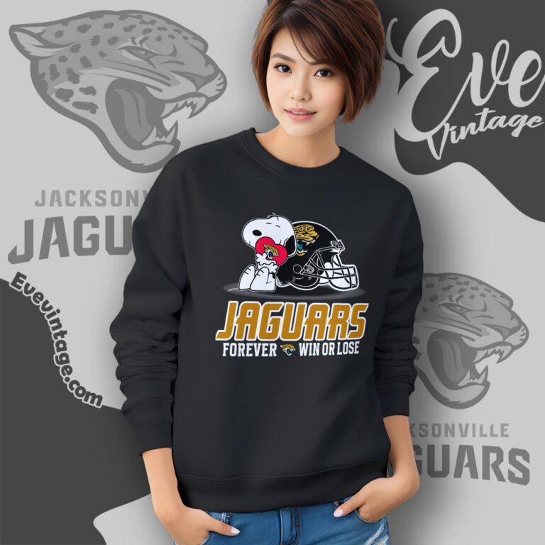 Snoopy Jacksonville Jaguars Forever Win Or Lose Shirt Sweatshirt Snoopy Jacksonville Jaguars Forever Win Or Lose Shirt Sweatshirt
