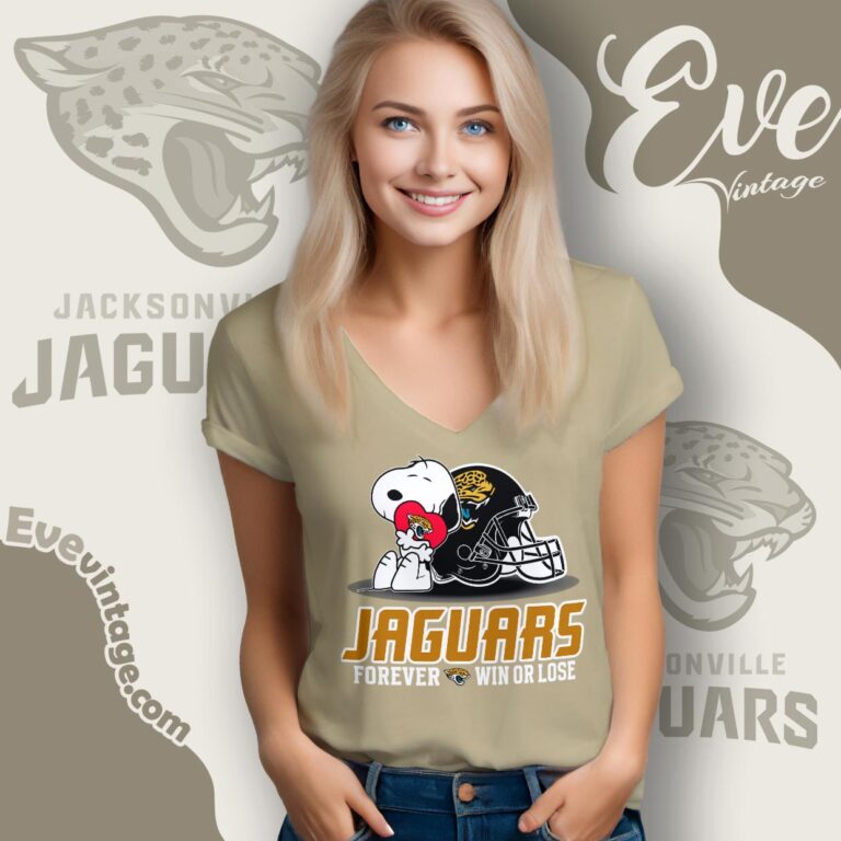 Snoopy Jacksonville Jaguars Forever Win Or Lose Shirt V Neck TShirt Snoopy Jacksonville Jaguars Forever Win Or Lose Shirt V Neck TShirt