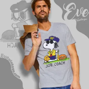 Snoopy Joe Coach Vintage 90s V Neck TShirt