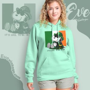 Snoopy Joe Cool Irish Style Shirt Hoodie