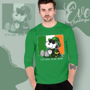 Snoopy Joe Cool Irish Style Shirt Long Sleeve Tee