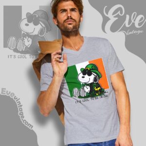 Snoopy Joe Cool Irish Style Shirt V Neck TShirt
