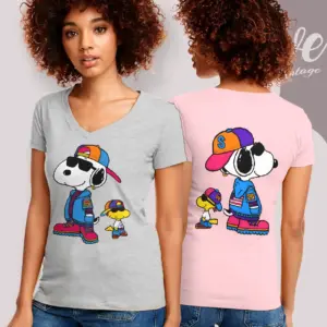Snoopy Joe Hip Hop V Neck TShirt