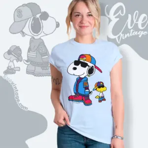 Snoopy Joe Hip Hop Women T shirt