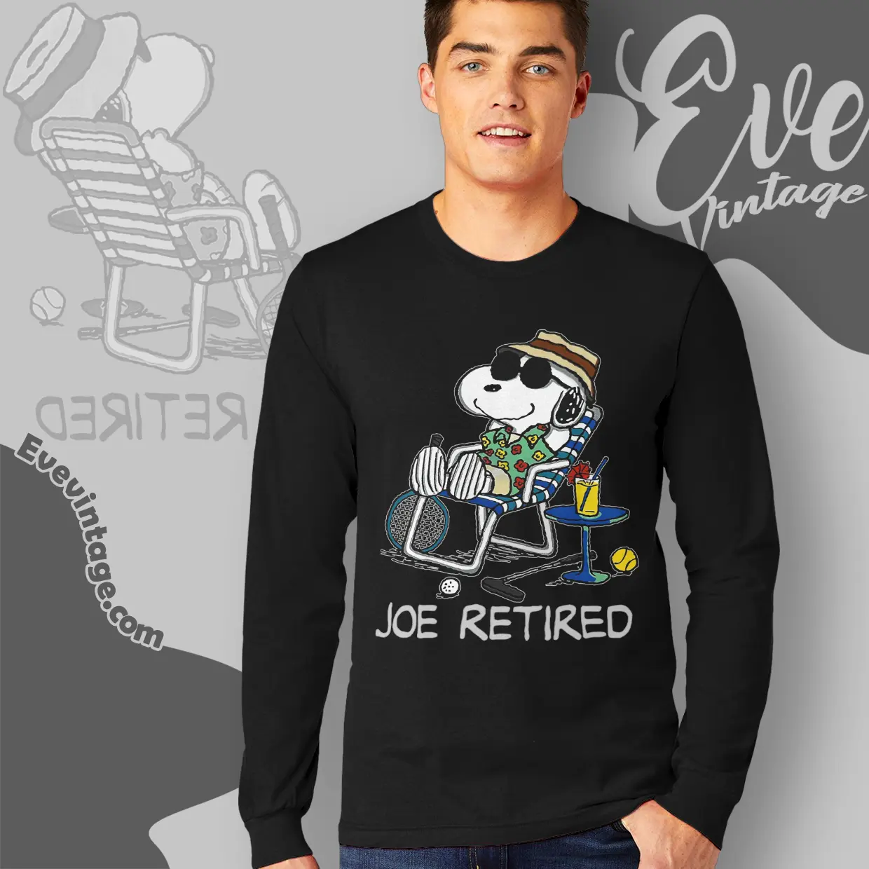 Snoopy Joe Retired Long Sleeve Tee Snoopy Joe Retired Long Sleeve Tee