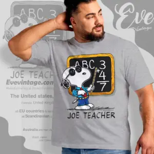 Snoopy Joe Teacher Vintage T shirt