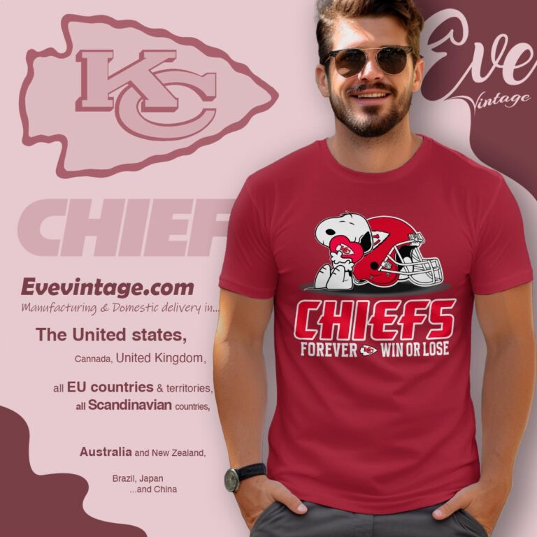 Snoopy Kansas city Chiefs Forever Win Or Lose Shirt T shirt Snoopy Kansas city Chiefs Forever Win Or Lose Shirt T shirt