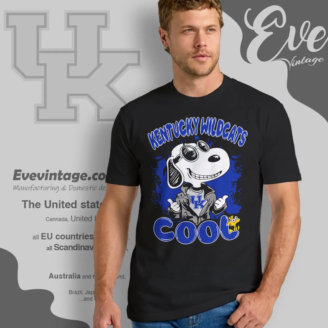 Snoopy Kentucky Wildcats Cool T shirt Snoopy Kentucky Wildcats Cool T shirt