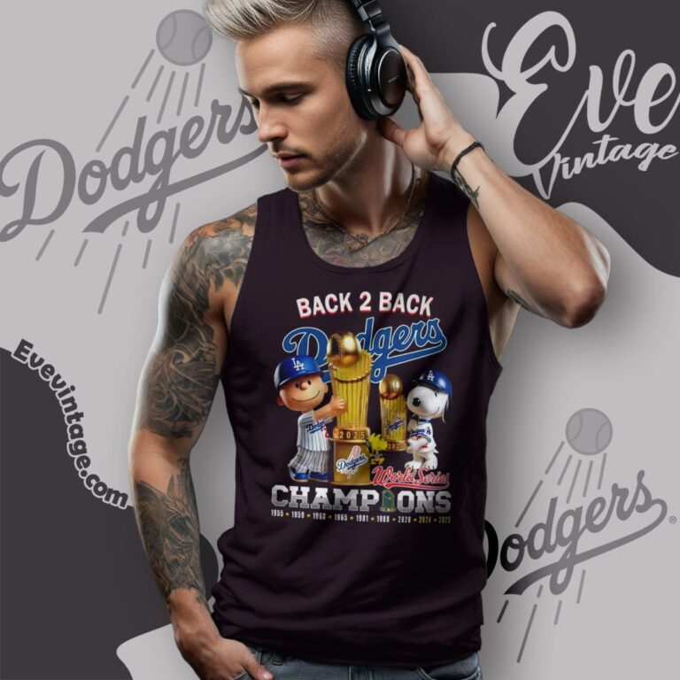 Snoopy La Dodgers Back To Back 2025 Shirt Peanuts World Series Champions Tee Tank Top Racerback Snoopy La Dodgers Back To Back 2025 Shirt Peanuts World Series Champions Tee Tank Top Racerback
