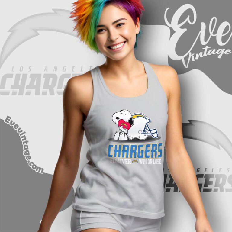 Snoopy Los Angeles Chargers Forever Win Or Lose Shirt Tank Top Racerback Snoopy Los Angeles Chargers Forever Win Or Lose Shirt Tank Top Racerback