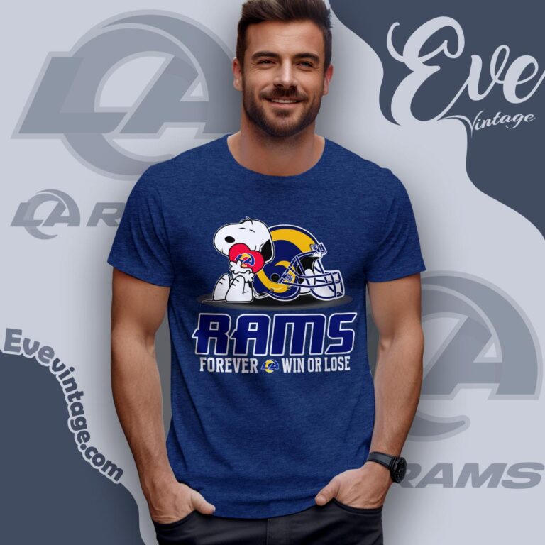 Snoopy Los Angeles Rams Forever Win Or Lose Shirt T shirt Snoopy Los Angeles Rams Forever Win Or Lose Shirt T shirt