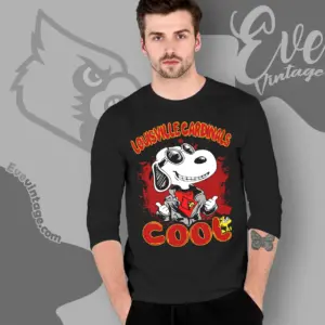 Snoopy Louisville Cardinals Cool Long Sleeve Tee