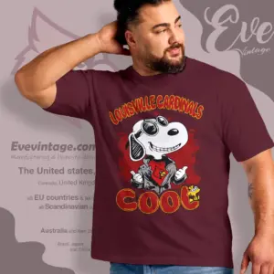 Snoopy Louisville Cardinals Cool T shirt