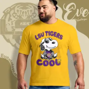 Snoopy Lsu Tigers Cool T shirt