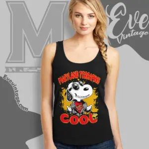 Snoopy Maryland Terrapins Cool Tank Top Racerback
