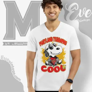 Snoopy Maryland Terrapins Cool V Neck TShirt