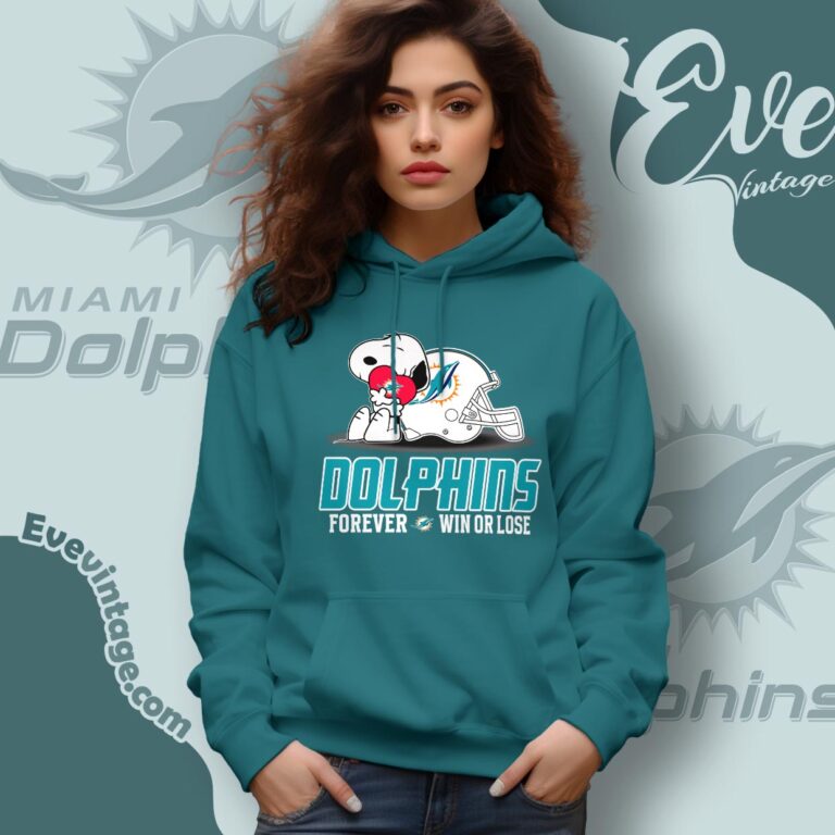 Snoopy Miami Dolphins Forever Win Or Lose Shirt Hoodie Snoopy Miami Dolphins Forever Win Or Lose Shirt Hoodie