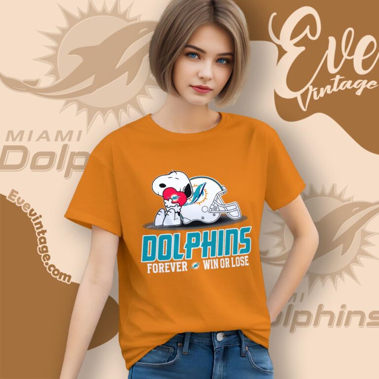 Snoopy Miami Dolphins Forever Win Or Lose Shirt Women T shirt Snoopy Miami Dolphins Forever Win Or Lose Shirt Women T shirt