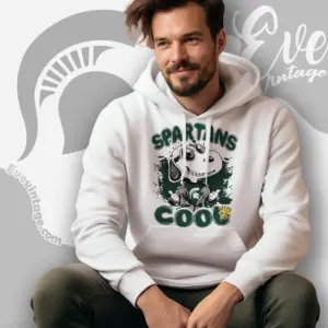 Snoopy Michigan State Spartans Cool Hoodie