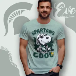 Snoopy Michigan State Spartans Cool T shirt