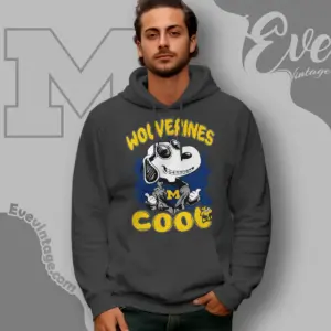 Snoopy Michigan Wolverines Cool Hoodie