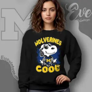 Snoopy Michigan Wolverines Cool Sweatshirt